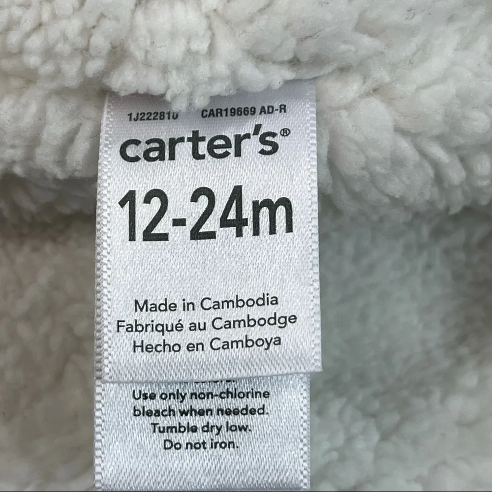 Carter’s Boys Winter Plaid Hat 12 - 24 months